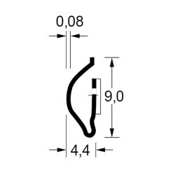 Zeichnung-Kontaktfeder-Typ-CF-B