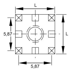 Zeichnung-Powerelement-Typ-PE-THR-A-4-Pins