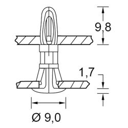 Zeichnung-Abstandhalter-Typ-AHL-1,5-3,2