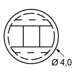 Zeichnung-LED-Abstandhalter-Typ-LEDS-4-bis-LEDS-24