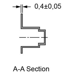 Zeichnung-Abstandhalter-Typ-AH-SMID-M-Tape
