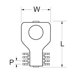 Zeichnung-Ground-Terminal-Typ-SD00433