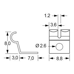Zeichnung-Kontaktfeder-Typ-LP-CL5L