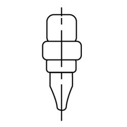Zeichnung-Kabelhalter-mit-Rastfuss-Typ-S