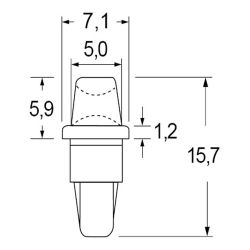 Zeichnung-Kabelbindersockel-mit-Rastverriegelung-Typ-SO-1