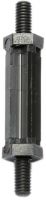 Abstandsbolzen-Aussengewinde-Aussengewinde-Polyamid-schwarz