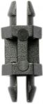 Abstandhalter-Typ-AH-1,6R4-beidseitige-Rastmontage-Polyamid-schwarz