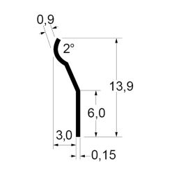 Zeichnung-Kontaktfeder-Typ-KS-N1