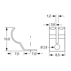 Zeichnung-Kontaktfeder-Typ-LP-CL6L