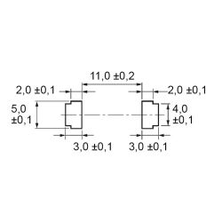 Zeichnung-Flachbandkabelhalter-Typ-RFC-Montageloecher