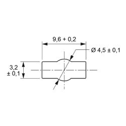 Zeichnung-Kabelhalter-mit-Rastfuss-Typ-RLCT-Montageloch