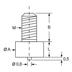 Zeichnung-SMD-Abstandhalter-Typ-AH-SMIA