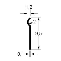 Zeichnung-Kontaktfeder-Typ-KS-R