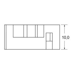 Zeichnung-Flachbandkabelhalter-Typ-LFC-16N-0