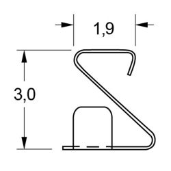 Zeichnung-Leiterplattenkontakt-Typ-LKS-3022