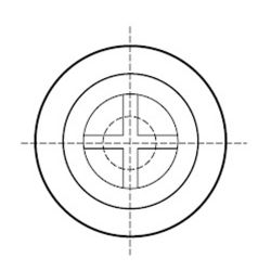 Zeichnung-Spreizniet-Typ-P