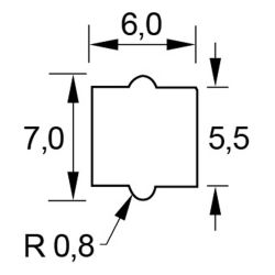 Zeichnung-Abstandhalter-mit-Scharnierfunktion-Typ-PHD-Montageloch