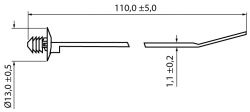 Zeichnung1-Kabelbinder-mit-Steckfuß-Typ-T8RDP5