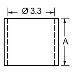 Zeichnung-LED-Abstandhalter-Typ-LEDS-0,8-bis-LEDS-3,5