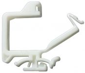 Kabelhalter-mit-Rastfuss-Typ-RLSD-Nylon-weiss