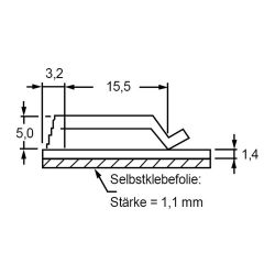 Zeichnung-Flachbandkabelhalter-Typ-SFCC