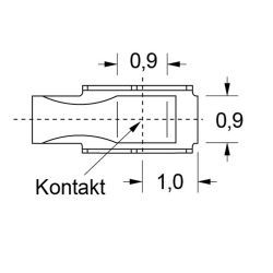 Zeichnung-Leiterplattenkontakt-Typ-LKS-1113