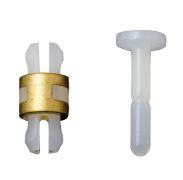 Abstandhalter-Typ-EMI-MSPP-beidseitige-Rastmontage-Nylon-natur