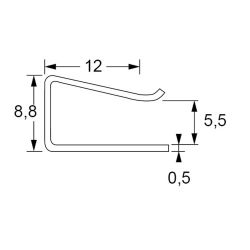 Zeichnung-Befestigungsklammer-Typ-TRMC-7