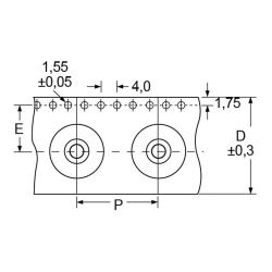 Zeichnung-SMD-Abstandhalter-Typ-AH-SMIA-Tape