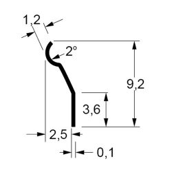 Zeichnung-Kontaktfeder-Typ-KS-R1