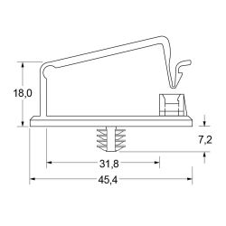 Zeichnung-Flachbandkabelhalter-Typ-OEM-1