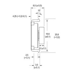Zeichnung-Rotationsdaempfer-Typ-RD-CD3A