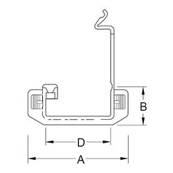Zeichnung-Kantenkabelhalter-Typ-EQJA