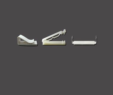 verschiedene-Flachbandkabelhalter-Klebemontage-Kunststoff-Aluminium