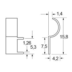 Zeichnung-Kontaktfeder-Typ-LP-PX-R