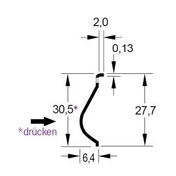 Zeichnung-Kontaktfeder-Typ-TD-2