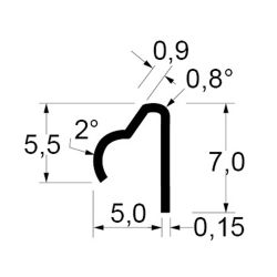 Zeichnung-Kontaktfeder-Typ-KS-Q