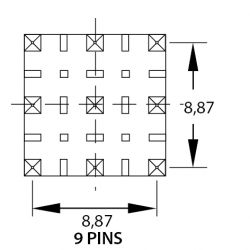 Zeichnung-Powerelement-Typ-PE-THR-C-9-Pins