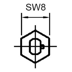 Zeichnung-Abstandsbolzen-Typ-AB-IR-M3-1,8-SW8