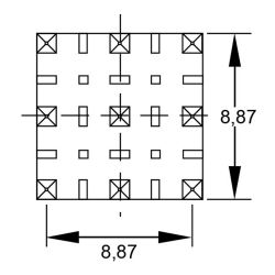 Zeichnung-Powerelement-Typ-PE-THR-C-9-Pins