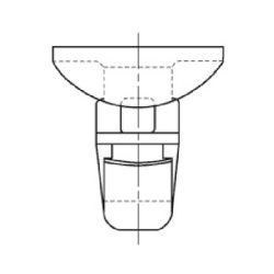 Zeichnung-Spreizniet-Typ-F