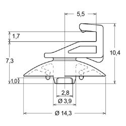 Zeichnung-Leiterplattenhalter-Typ-RCAG-7SV0B