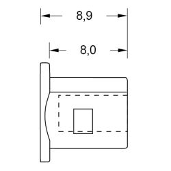 Zeichnung-Abdeckkappe-Typ-USBC-3-fuer-USB-Stecker